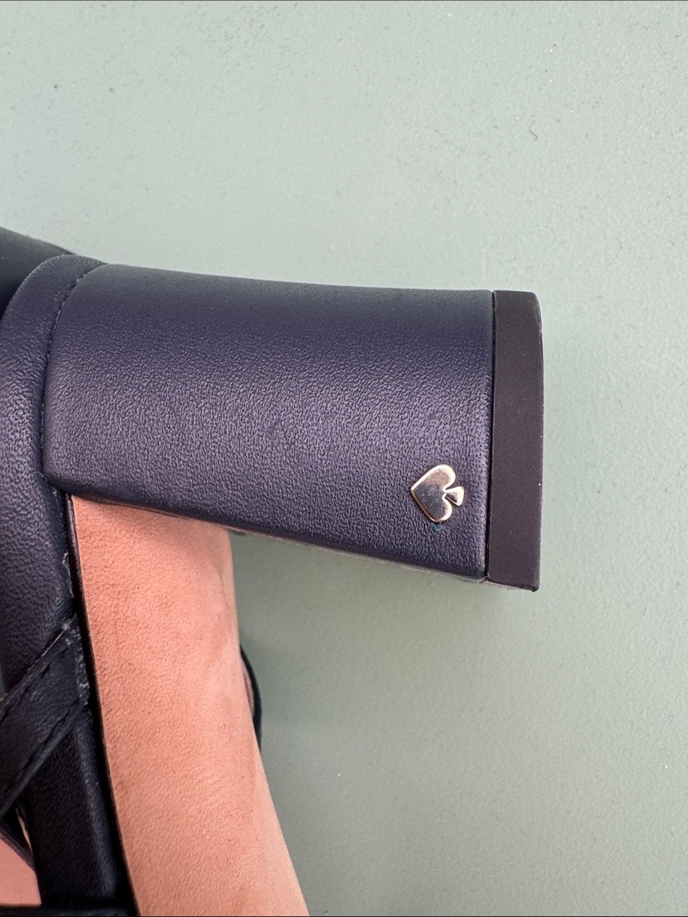 kate spade Navy and Multicolor Tweed Pointed Slingback Heels - Picture 12 of 12